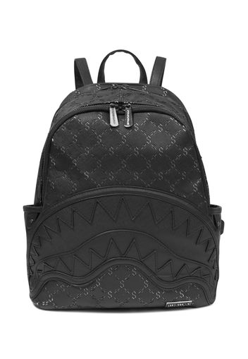 sprayground kid faux-leather logo-plaque backpack - Nero