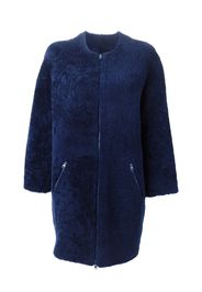 Sprung Frères reversible coat - Blu