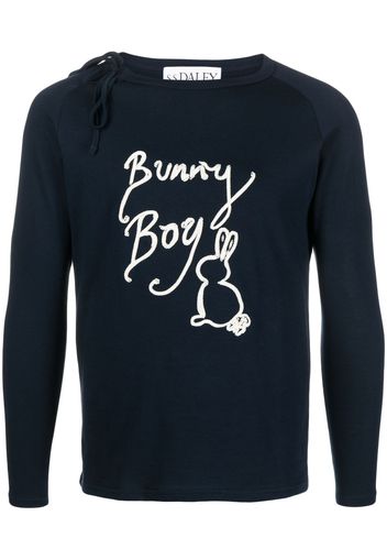 S.S.DALEY Bunny Boy-slogan T-shirt - Blu