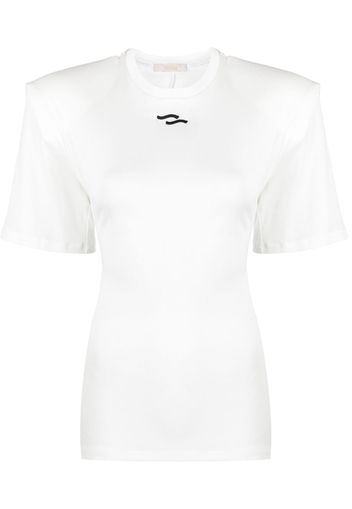 Ssheena T-shirt con ricamo - Bianco