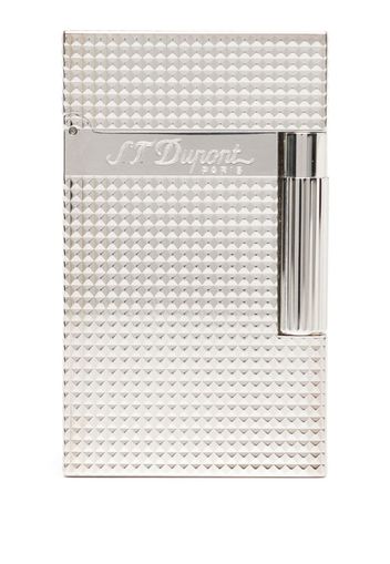 S.T. Dupont engraved-logo detail lighter - Argento