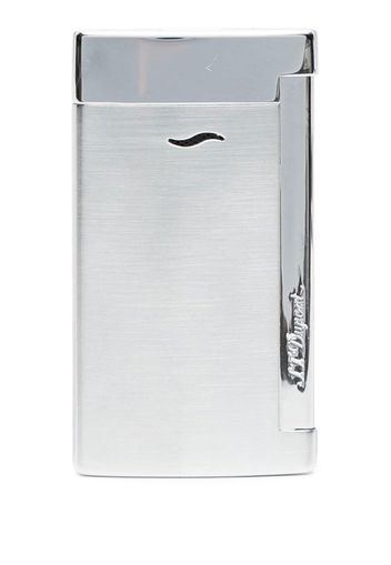 S.T. Dupont Slim 7 brushed-chrome lighter - Argento