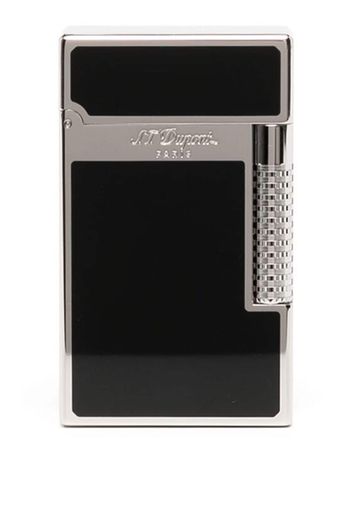 S.T. Dupont Ligne 2 engraved-logo lighter - Nero