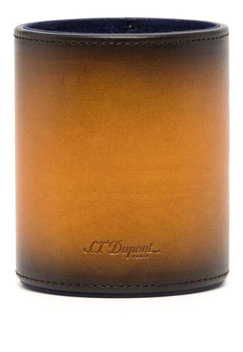 S.T. Dupont Atelier leather pen pot - Giallo