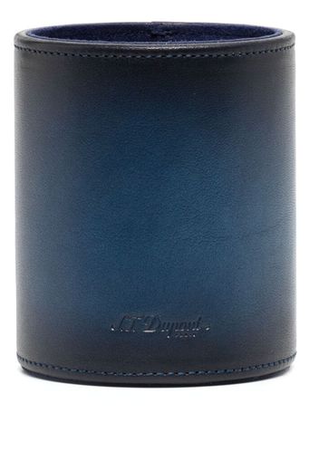 S.T. Dupont Atelier leather pen pot - Blu