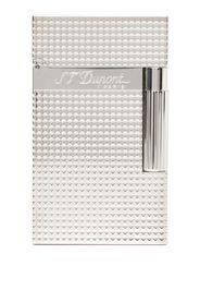 S.T. Dupont engraved-logo detail lighter - Argento