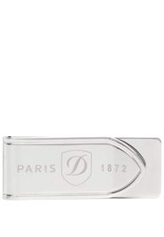 S.T. Dupont engraved-logo money clip - Argento