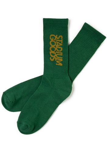 embroidered logo socks