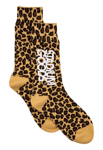 Stadium Goods leopard-print socks - Giallo