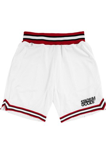 Stadium Goods Chi logo-print track shorts - Bianco
