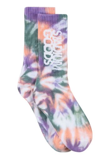 Stadium Goods x Smalls "Guava Spiral" socks - Viola