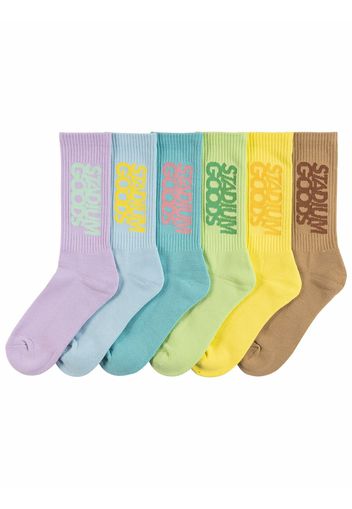 Stadium Goods Set di 6 paia di calzini - Multicolore