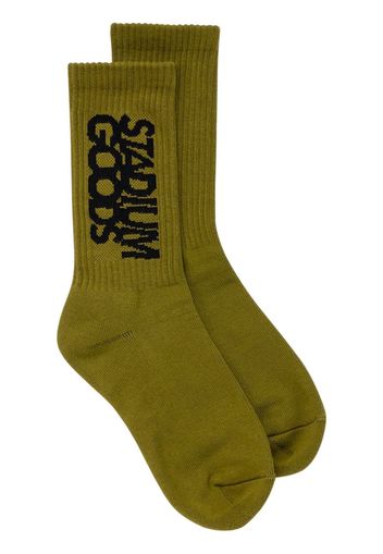 STADIUM GOODS® logo-print crew socks - Verde