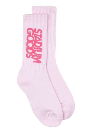 STADIUM GOODS® logo-print crew socks - Rosa