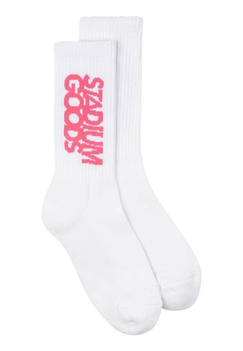 STADIUM GOODS® logo-print crew socks - Bianco