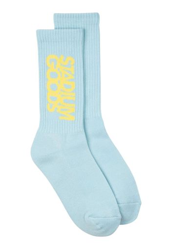 STADIUM GOODS® logo-print crew socks - Blu