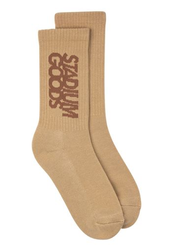 STADIUM GOODS® logo-print crew socks - Toni neutri