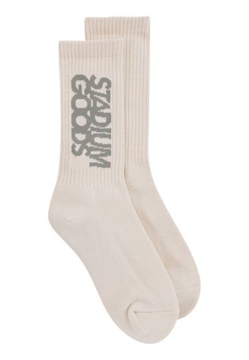 STADIUM GOODS® logo-embroidered socks - Toni neutri