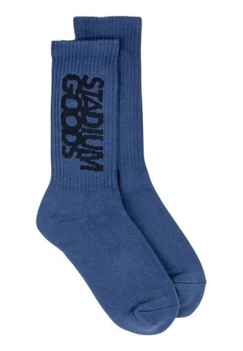 STADIUM GOODS® logo-print crew socks - Blu