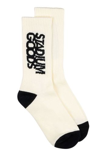 STADIUM GOODS® logo crew socks - Bianco