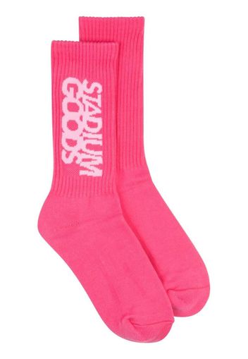 STADIUM GOODS® logo crew socks - Rosa