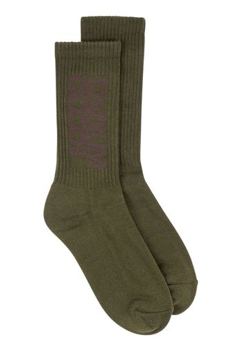 STADIUM GOODS® logo crew socks - Verde