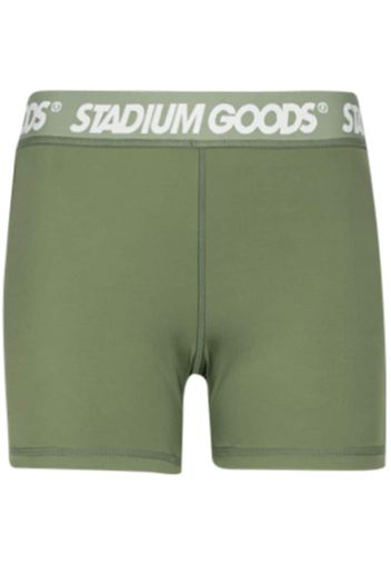 STADIUM GOODS® Biker logo-print cycling shorts - Verde