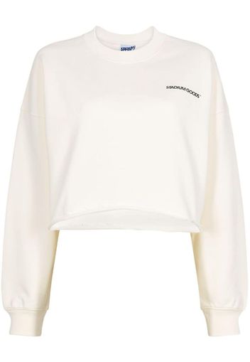 STADIUM GOODS® x Bacardi Sneak Easy cropped sweatshirt - Toni neutri