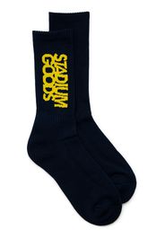 Stadium Goods embroidered logo "Fab 5" socks - Blu