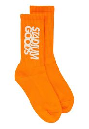 STADIUM GOODS® logo-embroidered crew socks - Arancione