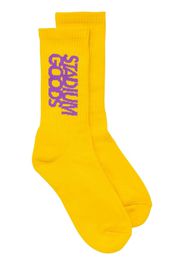 STADIUM GOODS® logo-print crew socks - Giallo