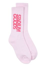 STADIUM GOODS® logo-print crew socks - Rosa
