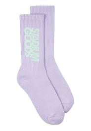 STADIUM GOODS® logo-print crew socks - Viola