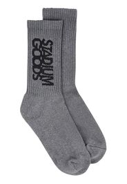 STADIUM GOODS® logo-print crew socks - Grigio