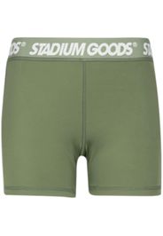 STADIUM GOODS® Biker logo-print cycling shorts - Verde