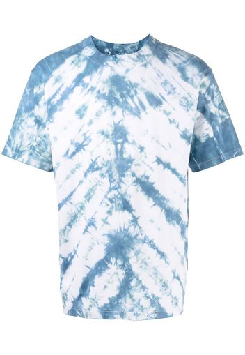 Stain Shade tie-dye crew-neck T-shirt - Blu