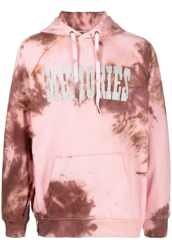 Stain Shade x Hiroshi Fujiwara tie-dye print hoodie - Rosa