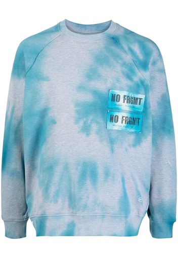 Stain Shade x Hiroshi Fujiwara tie-dye effect sweatshirt - Blu