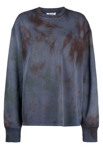 Stain Shade tie-dye print sweatshirt - Blu