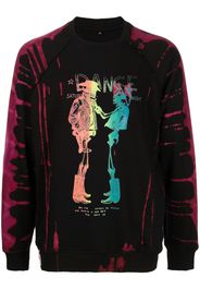 Stain Shade x Hiroshi Fujiwara skeleton-print sweatshirt - Nero