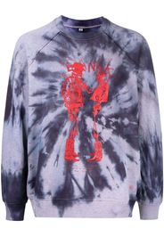 Stain Shade x Hiroshi Fujiwara tie-dye print sweatshirt - Blu