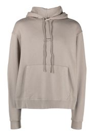 Stampd plain cotton hoodie - Grigio