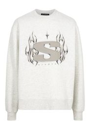 Stampd Chrome Flame crew-neck sweatshirt - Grigio