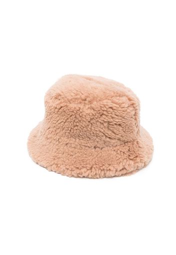 Stand Studio Kids Wera faux-fur bucket hat - Toni neutri