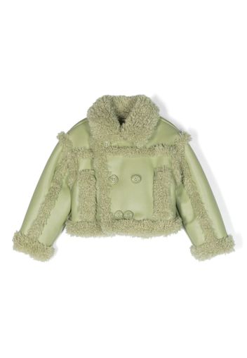 STAND STUDIO Kids mini Kirsty double-breasted jacket - Verde