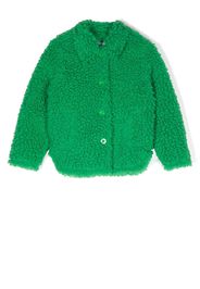 Stand Studio Kids Gwen faux-shearling shirt jacket - Verde