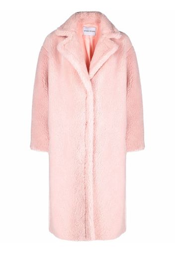 STAND STUDIO Maria textured single-breasted coat - Rosa