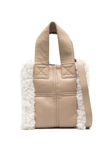 STAND STUDIO Lisetnis faux-fur tote bag - Toni neutri