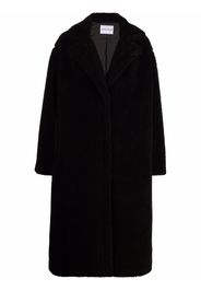 STAND STUDIO Maria textured single-breasted coat - Nero