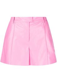 STAND STUDIO faux-leather high-waist shorts - Rosa